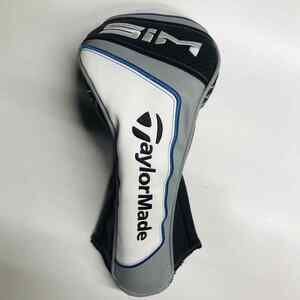 TAYLORMADE SIM DRIVER HEADCOVER - GOLF HEAD COVER BLUE WHITE BLACK